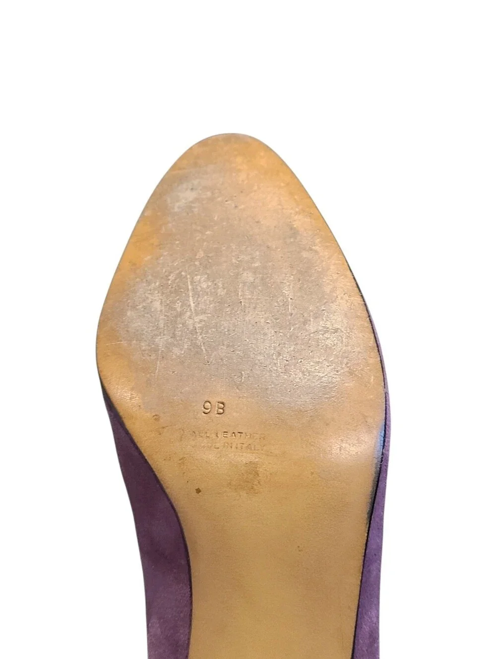 Amalfi By Rangoni Purple Suede Leather Heeled Pumps Shoes Womens Size 9 - Picture 10 of 10